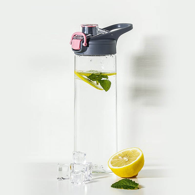 B&igrave;nh Nhựa LocknLock One Touch Bottle - 750ML - M&agrave;u Hồng - ABF786PIK, , large image number null